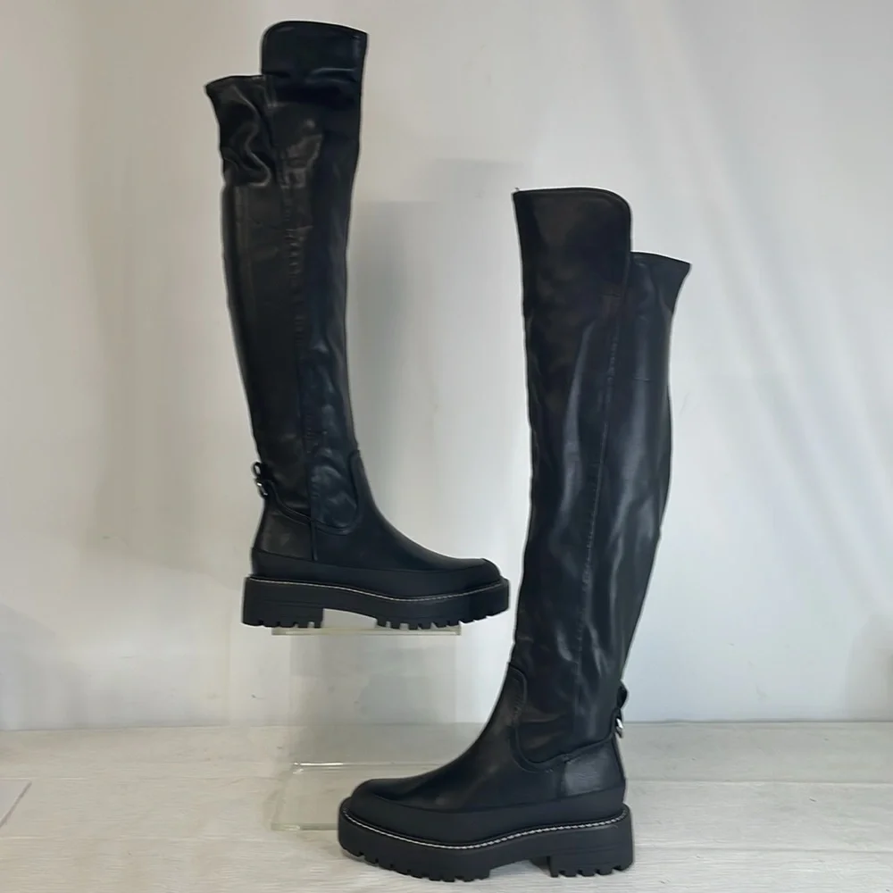 Sam Edelman Women's Lerue Nappa Tall Leather Riding Boots FTL-08-105